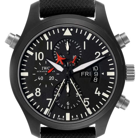 iwc top gun rattrappante replica|iwc pilot watch top gun edition.